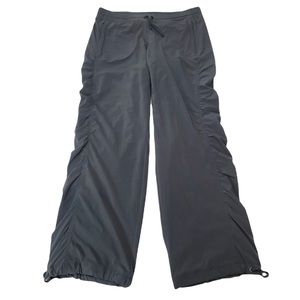 Athleta La Viva Lined Athletic Pants Ruched Size 12 Womens